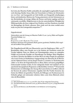 Bild der Seite - 374 - in Sakralmöbel aus Österreich - Von Tischlern und ihren Arbeiten im Zeitalter des Absolutismus, Band II: Kunstlandschaften im Norden, Süden und Westen