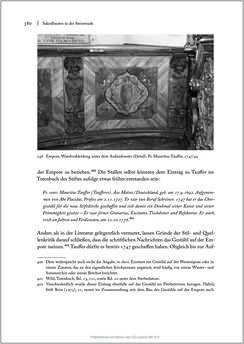 Bild der Seite - 380 - in Sakralmöbel aus Österreich - Von Tischlern und ihren Arbeiten im Zeitalter des Absolutismus, Band II: Kunstlandschaften im Norden, Süden und Westen