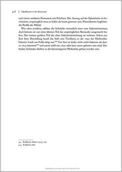 Image of the Page - 418 - in Sakralmöbel aus Österreich - Von Tischlern und ihren Arbeiten im Zeitalter des Absolutismus, Volume II: Kunstlandschaften im Norden, Süden und Westen