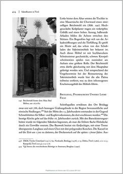 Image of the Page - 424 - in Sakralmöbel aus Österreich - Von Tischlern und ihren Arbeiten im Zeitalter des Absolutismus, Volume II: Kunstlandschaften im Norden, Süden und Westen