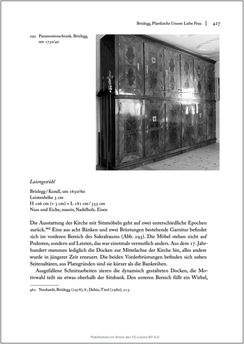 Bild der Seite - 427 - in Sakralmöbel aus Österreich - Von Tischlern und ihren Arbeiten im Zeitalter des Absolutismus, Band II: Kunstlandschaften im Norden, Süden und Westen