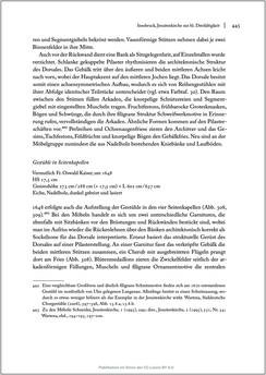 Image of the Page - 445 - in Sakralmöbel aus Österreich - Von Tischlern und ihren Arbeiten im Zeitalter des Absolutismus, Volume II: Kunstlandschaften im Norden, Süden und Westen