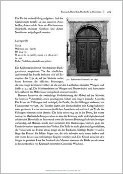 Image of the Page - 463 - in Sakralmöbel aus Österreich - Von Tischlern und ihren Arbeiten im Zeitalter des Absolutismus, Volume II: Kunstlandschaften im Norden, Süden und Westen
