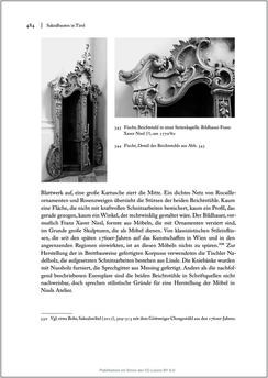 Bild der Seite - 484 - in Sakralmöbel aus Österreich - Von Tischlern und ihren Arbeiten im Zeitalter des Absolutismus, Band II: Kunstlandschaften im Norden, Süden und Westen