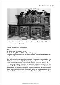Bild der Seite - 505 - in Sakralmöbel aus Österreich - Von Tischlern und ihren Arbeiten im Zeitalter des Absolutismus, Band II: Kunstlandschaften im Norden, Süden und Westen