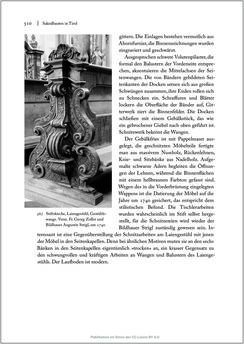 Bild der Seite - 510 - in Sakralmöbel aus Österreich - Von Tischlern und ihren Arbeiten im Zeitalter des Absolutismus, Band II: Kunstlandschaften im Norden, Süden und Westen