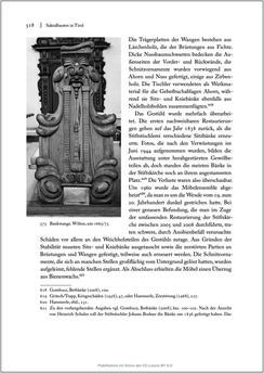 Bild der Seite - 518 - in Sakralmöbel aus Österreich - Von Tischlern und ihren Arbeiten im Zeitalter des Absolutismus, Band II: Kunstlandschaften im Norden, Süden und Westen