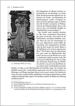 Image of the Page - 518 - in Sakralmöbel aus Österreich - Von Tischlern und ihren Arbeiten im Zeitalter des Absolutismus, Volume II: Kunstlandschaften im Norden, Süden und Westen