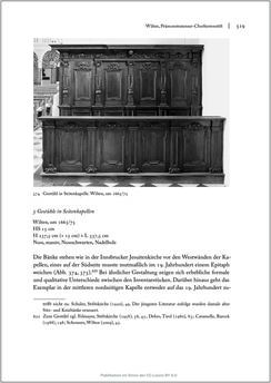 Image of the Page - 519 - in Sakralmöbel aus Österreich - Von Tischlern und ihren Arbeiten im Zeitalter des Absolutismus, Volume II: Kunstlandschaften im Norden, Süden und Westen