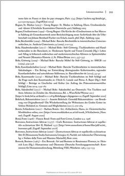 Image of the Page - 593 - in Sakralmöbel aus Österreich - Von Tischlern und ihren Arbeiten im Zeitalter des Absolutismus, Volume II: Kunstlandschaften im Norden, Süden und Westen