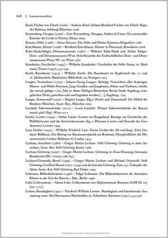 Image of the Page - 608 - in Sakralmöbel aus Österreich - Von Tischlern und ihren Arbeiten im Zeitalter des Absolutismus, Volume II: Kunstlandschaften im Norden, Süden und Westen
