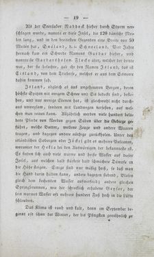 Image of the Page - 19 - in Schilderungen des Merkwürdigen aus allen Theilen des Erdballes