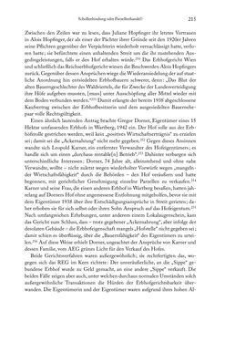 Bild der Seite - 215 - in Schlachtfelder - Alltägliches Wirtschaften in der nationalsozialistischen Agrargesellschaft 1938–1945