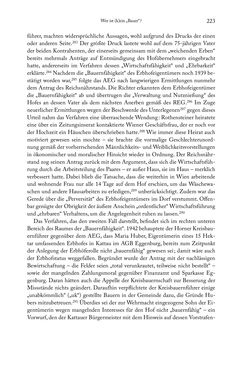 Bild der Seite - 223 - in Schlachtfelder - Alltägliches Wirtschaften in der nationalsozialistischen Agrargesellschaft 1938–1945