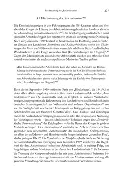 Image of the Page - 277 - in Schlachtfelder - Alltägliches Wirtschaften in der nationalsozialistischen Agrargesellschaft 1938–1945