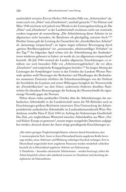 Image of the Page - 320 - in Schlachtfelder - Alltägliches Wirtschaften in der nationalsozialistischen Agrargesellschaft 1938–1945