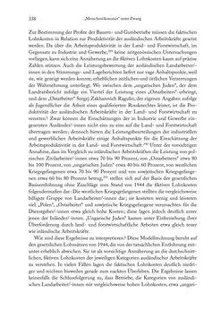 Image of the Page - 338 - in Schlachtfelder - Alltägliches Wirtschaften in der nationalsozialistischen Agrargesellschaft 1938–1945