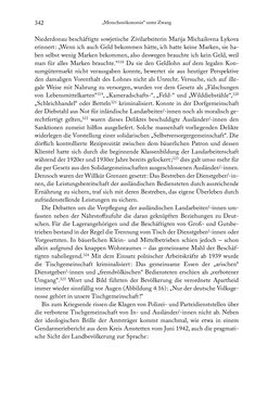 Image of the Page - 342 - in Schlachtfelder - Alltägliches Wirtschaften in der nationalsozialistischen Agrargesellschaft 1938–1945