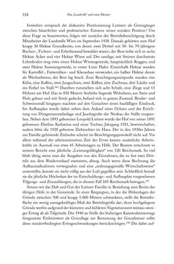 Image of the Page - 558 - in Schlachtfelder - Alltägliches Wirtschaften in der nationalsozialistischen Agrargesellschaft 1938–1945
