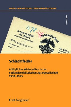 Bild der Seite - Einband vorne - in Schlachtfelder - Alltägliches Wirtschaften in der nationalsozialistischen Agrargesellschaft 1938–1945