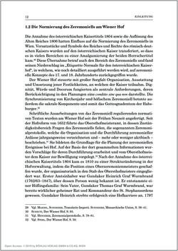 Bild der Seite - 12 - in Norm und Zeremoniell - Das Etiquette-Normale für den Wiener Hof von circa 1812