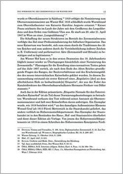 Image of the Page - 13 - in Norm und Zeremoniell - Das Etiquette-Normale für den Wiener Hof von circa 1812