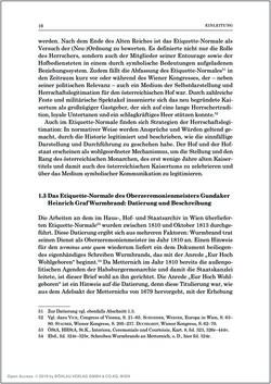 Bild der Seite - 16 - in Norm und Zeremoniell - Das Etiquette-Normale für den Wiener Hof von circa 1812