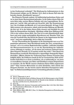 Image of the Page - 17 - in Norm und Zeremoniell - Das Etiquette-Normale für den Wiener Hof von circa 1812