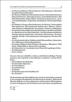 Image of the Page - 19 - in Norm und Zeremoniell - Das Etiquette-Normale für den Wiener Hof von circa 1812