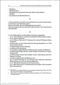 Bild der Seite - 30 - in Norm und Zeremoniell - Das Etiquette-Normale für den Wiener Hof von circa 1812