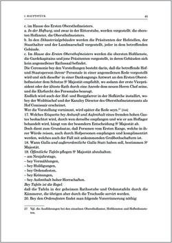 Bild der Seite - 45 - in Norm und Zeremoniell - Das Etiquette-Normale für den Wiener Hof von circa 1812