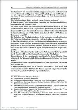 Image of the Page - 48 - in Norm und Zeremoniell - Das Etiquette-Normale für den Wiener Hof von circa 1812