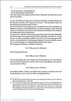 Image of the Page - 54 - in Norm und Zeremoniell - Das Etiquette-Normale für den Wiener Hof von circa 1812