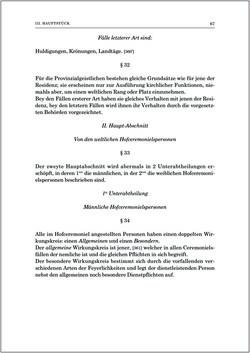 Bild der Seite - 67 - in Norm und Zeremoniell - Das Etiquette-Normale für den Wiener Hof von circa 1812