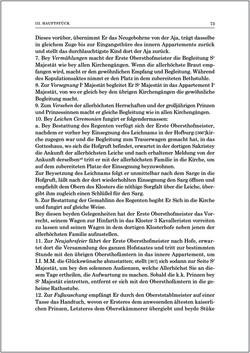 Image of the Page - 73 - in Norm und Zeremoniell - Das Etiquette-Normale für den Wiener Hof von circa 1812