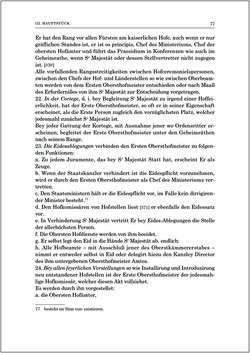 Bild der Seite - 77 - in Norm und Zeremoniell - Das Etiquette-Normale für den Wiener Hof von circa 1812