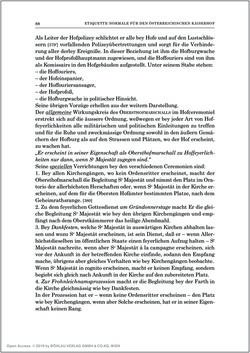 Bild der Seite - 88 - in Norm und Zeremoniell - Das Etiquette-Normale für den Wiener Hof von circa 1812