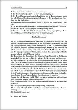 Bild der Seite - 89 - in Norm und Zeremoniell - Das Etiquette-Normale für den Wiener Hof von circa 1812