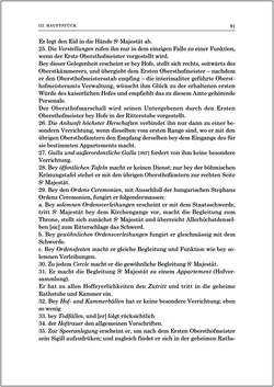 Bild der Seite - 91 - in Norm und Zeremoniell - Das Etiquette-Normale für den Wiener Hof von circa 1812