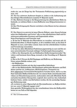 Bild der Seite - 92 - in Norm und Zeremoniell - Das Etiquette-Normale für den Wiener Hof von circa 1812