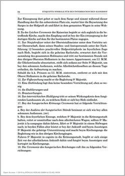 Bild der Seite - 94 - in Norm und Zeremoniell - Das Etiquette-Normale für den Wiener Hof von circa 1812