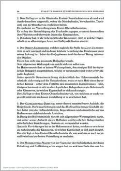 Bild der Seite - 98 - in Norm und Zeremoniell - Das Etiquette-Normale für den Wiener Hof von circa 1812