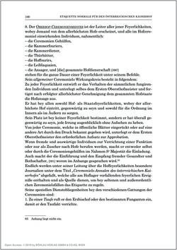 Bild der Seite - 100 - in Norm und Zeremoniell - Das Etiquette-Normale für den Wiener Hof von circa 1812