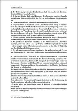 Bild der Seite - 101 - in Norm und Zeremoniell - Das Etiquette-Normale für den Wiener Hof von circa 1812