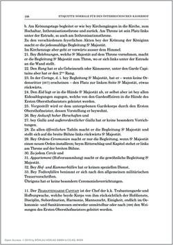 Image of the Page - 108 - in Norm und Zeremoniell - Das Etiquette-Normale für den Wiener Hof von circa 1812
