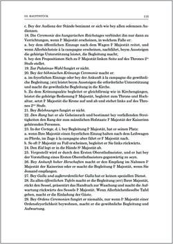 Bild der Seite - 115 - in Norm und Zeremoniell - Das Etiquette-Normale für den Wiener Hof von circa 1812