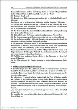 Bild der Seite - 116 - in Norm und Zeremoniell - Das Etiquette-Normale für den Wiener Hof von circa 1812