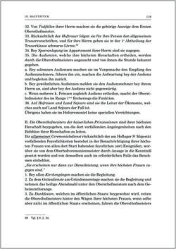 Bild der Seite - 119 - in Norm und Zeremoniell - Das Etiquette-Normale für den Wiener Hof von circa 1812
