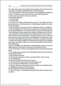 Bild der Seite - 120 - in Norm und Zeremoniell - Das Etiquette-Normale für den Wiener Hof von circa 1812