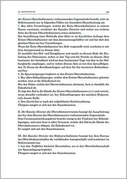 Bild der Seite - 135 - in Norm und Zeremoniell - Das Etiquette-Normale für den Wiener Hof von circa 1812